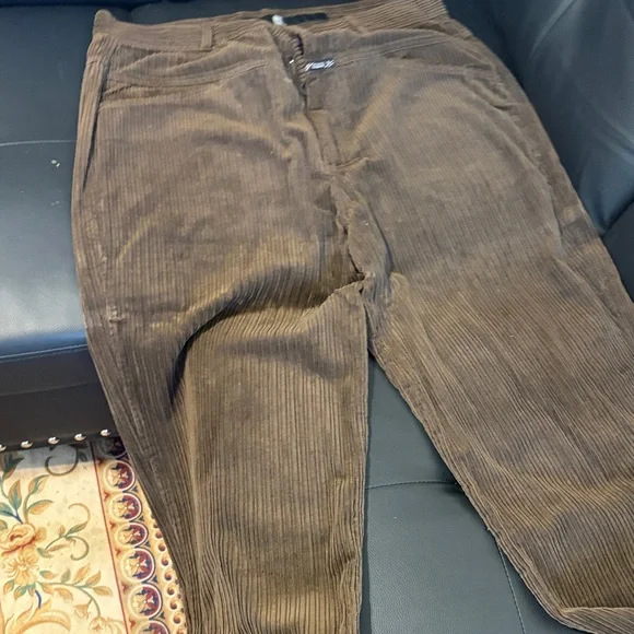 Marithe Francois Girbaud Brown Corduroy Pants